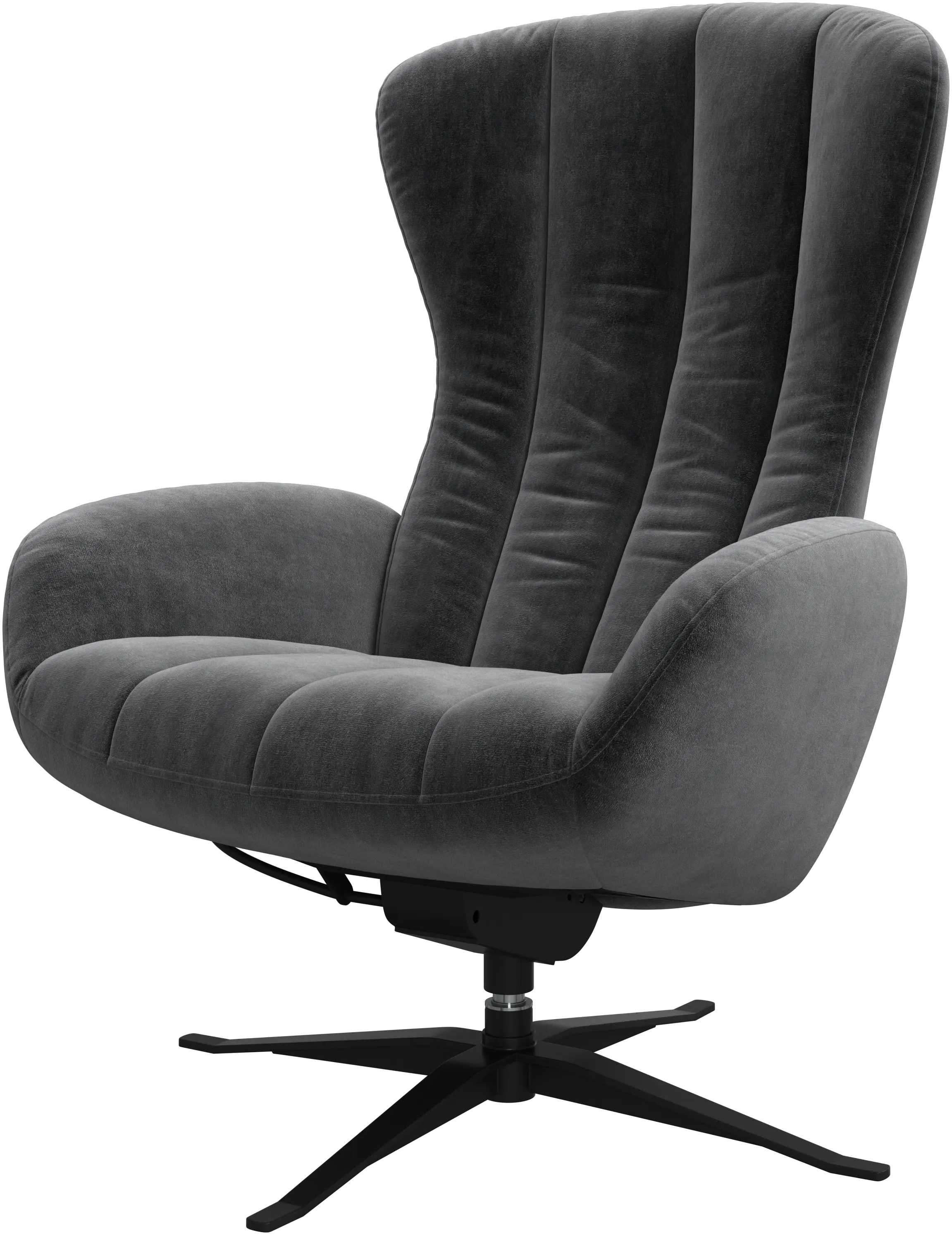 Tilburg recliner with swivel function and adjustable headrest